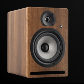 ENCEINTE MONITORING 6.5'' - 70+35 W BI-AMPLIFIEE Couleur WALNUT WOOD PRODIPE