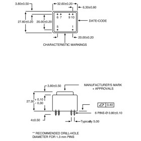 TRANSFO MOULE 9V 0.222A 2VA