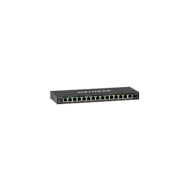 SWITH ETHERNET 16 PORTS + GIGABIT 180W NETGEAR