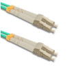 CORDON FIBRE OPTIQUE LC/UPC Multimode 50/125 OM3 Duplex 15M QOLTEC