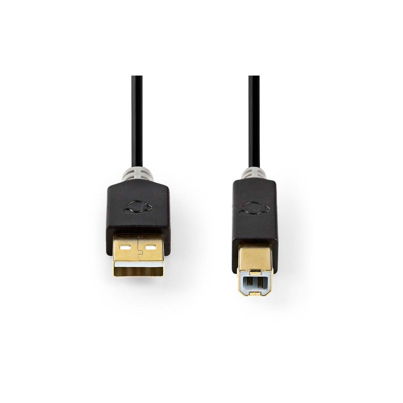 CABLE USB A - USB B MALE MALE 2 M NEDIS