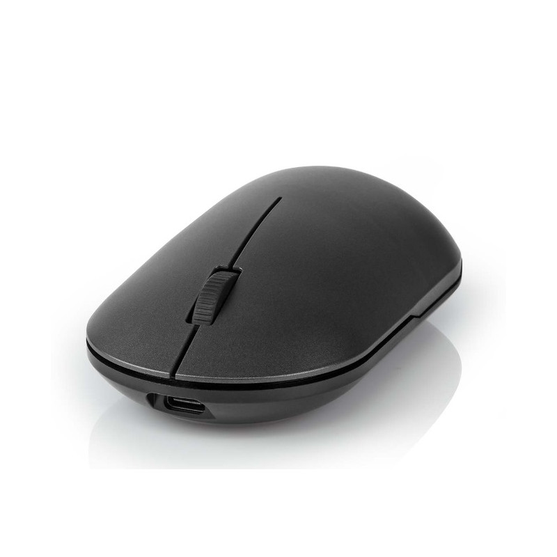 SOURIS OPTIQUE SANS FIL SILENCIEUSE USB 1200 PPI NOIRE NEDIS