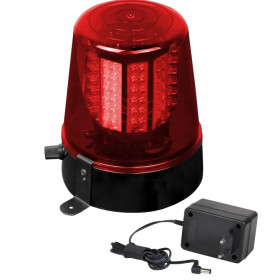 GYROPHARE ROUGE A BASE DE 108 LED EXTREMEMENT BRILLANTES