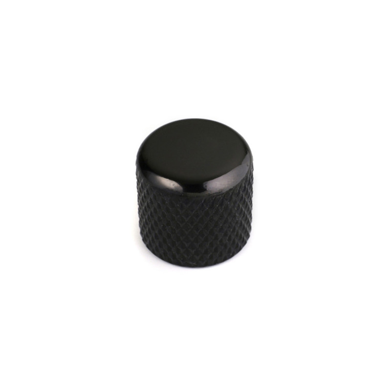 BOUTON DE POTENTIOMETRE DOME NOIR AXE 6MM