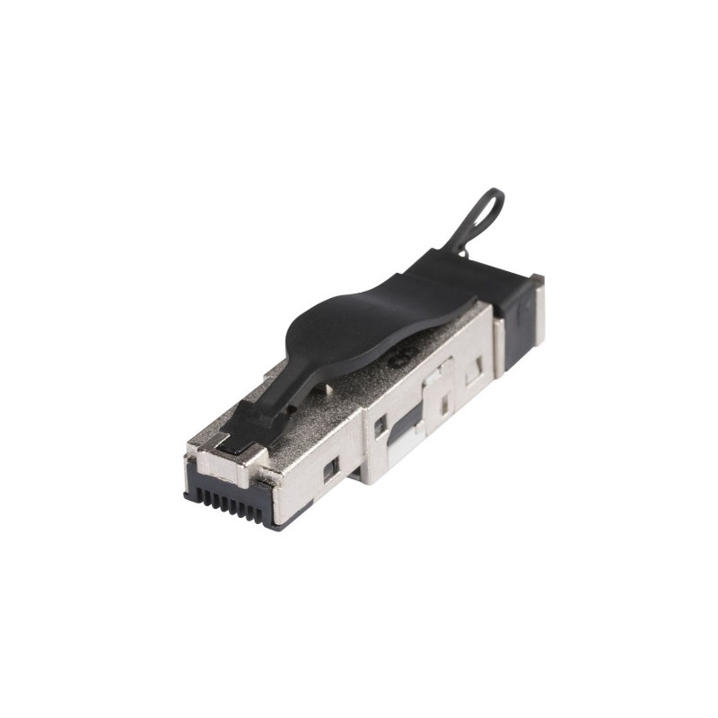 FICHE RJ45 MALE PRO CAT6A 8 POLES A MONTER