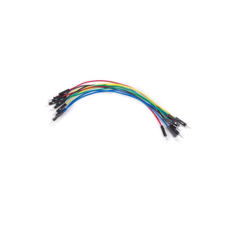 10 CABLES DE RACCORDEMENT 1 BROCHE MALE MALE 15 CM