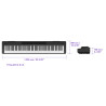 PIANO NUMERIQUE COMPACT P 143 NOIR YAMAHA