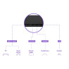 PIANO NUMERIQUE COMPACT P 143 NOIR YAMAHA
