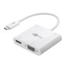 ADAPTATEUR USB-C  MULTIPORT HDMI + VGA 100W GOOBAY