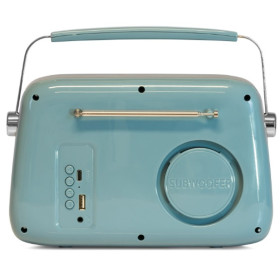 RADIO VINTAGE BT USB FM BLEUE MADISON
