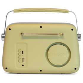 RADIO VINTAGE BT USB FM VERT OLIVE MADISON