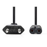 CORDON ALIMENTATION MALE DROIT IEC-320-C7 1 M