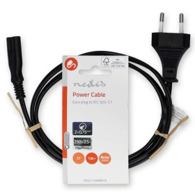CORDON ALIMENTATION MALE DROIT IEC-320-C7 1 M