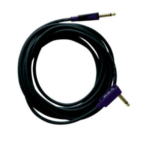 CABLE INSTRUMENT JACK MONO MALE DROIT - COUDE NOIR 5M VOX