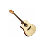GUITARE LAG DREADNOUGHT GAUCHER ELECTRO NATURELLE