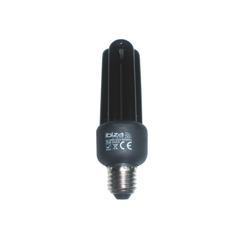 LAMPE LUMIERE NOIRE A ECONOMIE D’ENERGIE 3U - 25W IBIZA LAMPE LUMIERE NOIRE A ECONOMIE D’ENERGIE 3U - 25W IBIZA