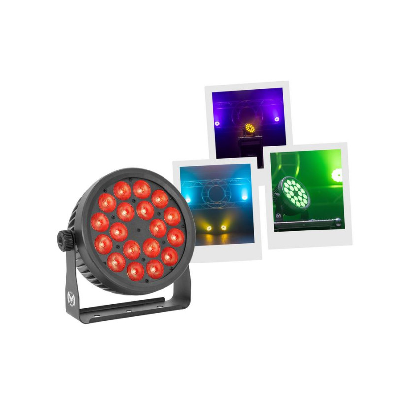PROJECTEUR LED RGBWA+UV 18X12W 6-EN-1 MAC MAH PROJECTEUR LED RGBWA+UV 18X12W 6-EN-1 MAC MAH