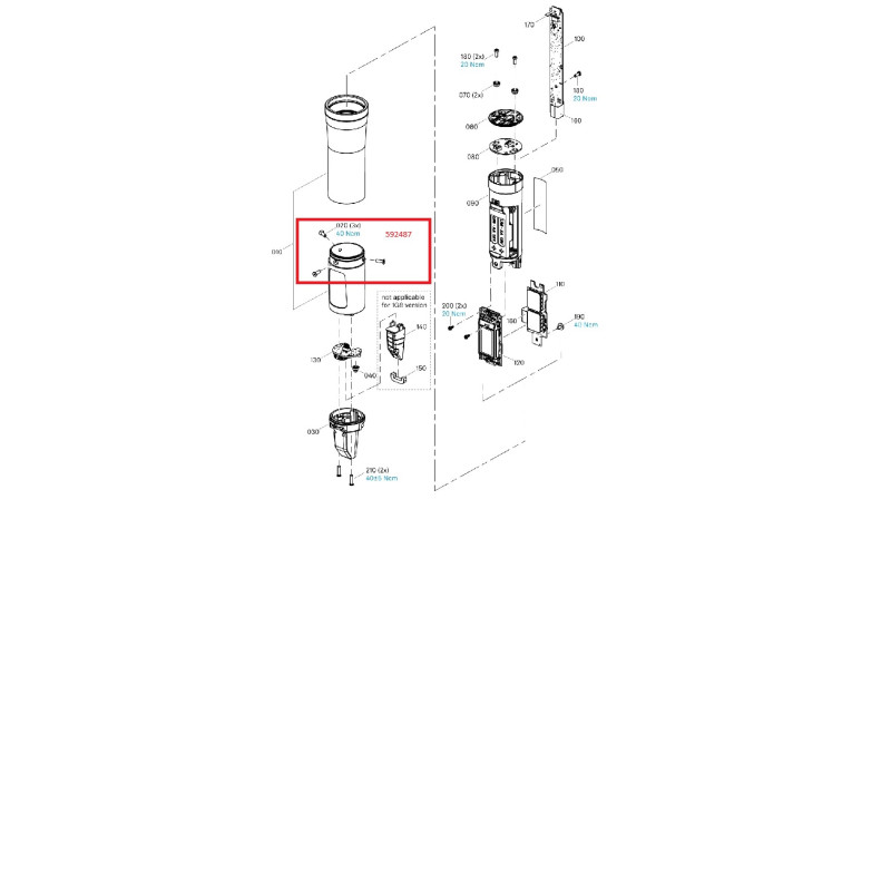 SACHET DE 10 VIS M2.5/8 T6 POUR MICRO EM300 SENNHEISER