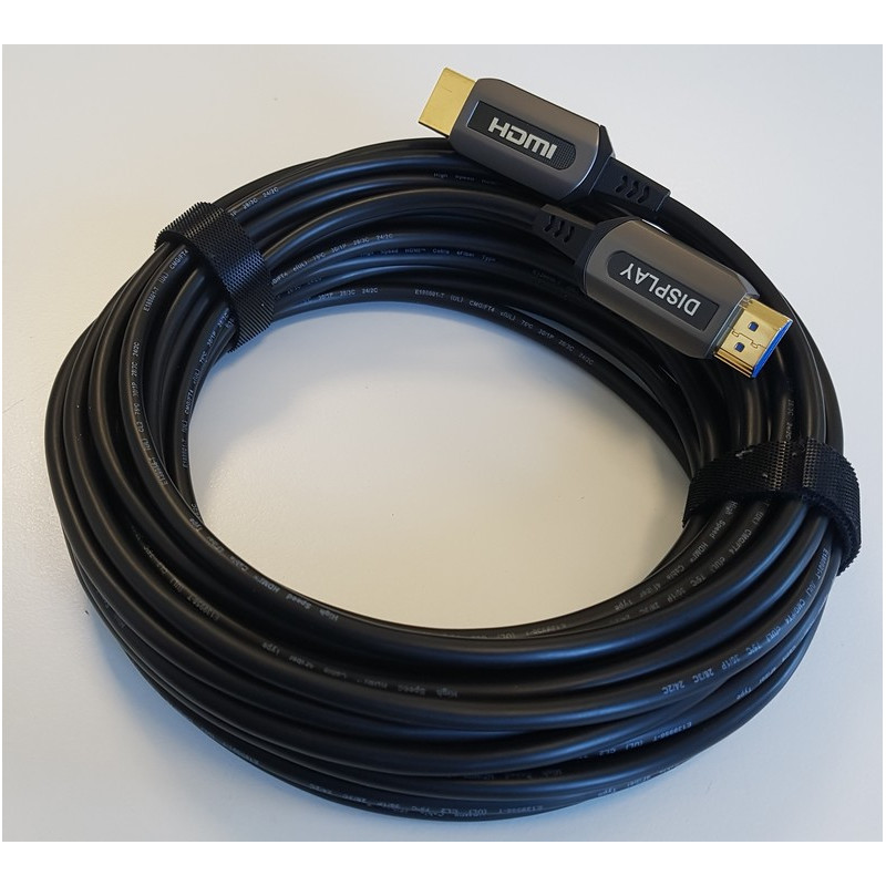 CORDON HDMI SUR FIBRE OPTIQUE DE 20M CORDON HDMI SUR FIBRE OPTIQUE DE 20M