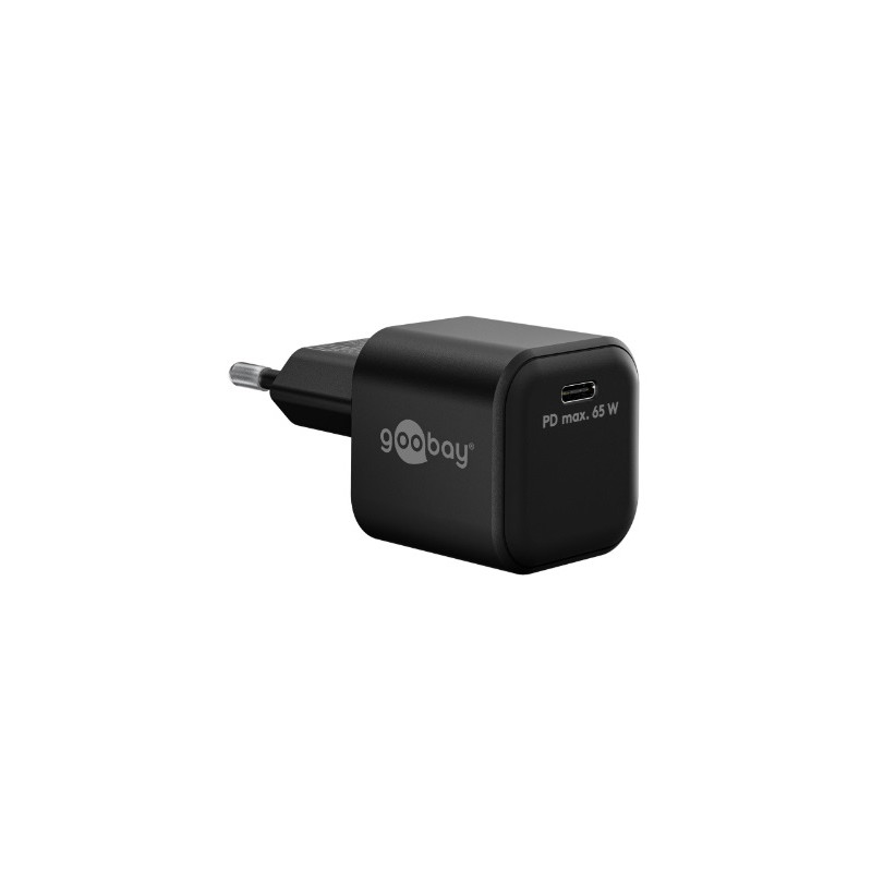 CHARGEUR RAPIDE USB-C 65W/3A POUR SMARTPHONE OU PC GOOBAY CHARGEUR RAPIDE USB-C 65W/3A POUR SMARTPHONE OU PC GOOBAY