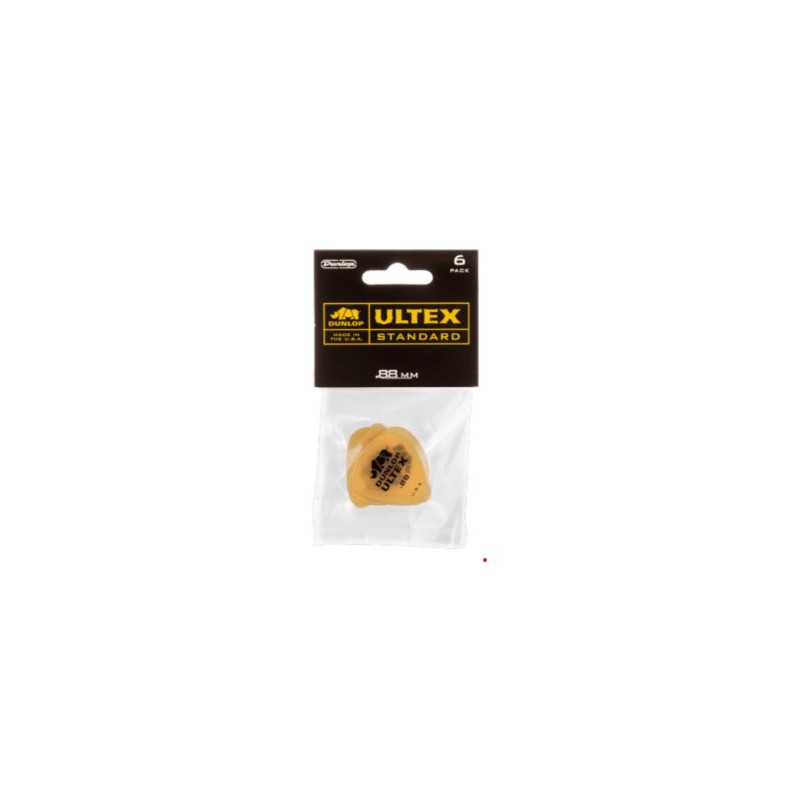6 MEDIATORS DUNLOP ULTEX 0.88MM
