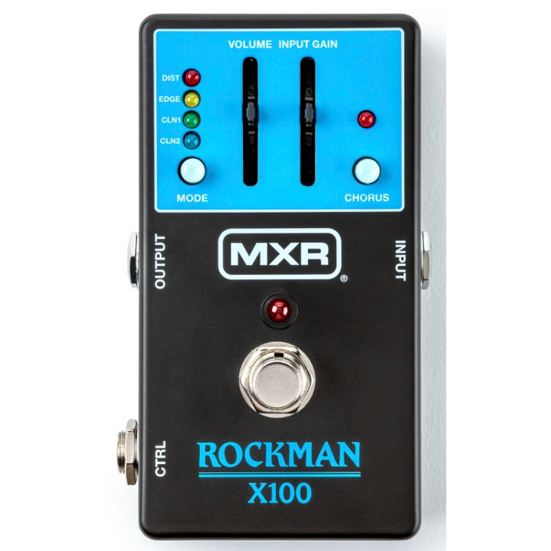 MXR ROCKMAN X100 ANALOG TONE PROCESSOR OVERDRIVE MXR ROCKMAN X100 ANALOG TONE PROCESSOR OVERDRIVE