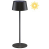 LAMPE DE TABLE LED SOLAIRE BLANC CHAUD NOIR GOOBAY