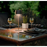 LAMPE DE TABLE LED SOLAIRE BLANC CHAUD NOIR GOOBAY