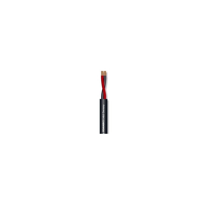 BOBINE 100 METRES CABLE HP ROND NOIR PVC 2 X 2.5 MM² PRO SOMMER CABLE BOBINE 100 METRES CABLE HP ROND NOIR PVC 2 X 2.5 MM² PRO SOMMER CABLE