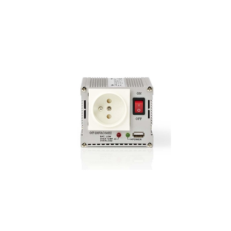 CONVERTISSEUR 24V DC VERS 230V 300W AVEC PORT USB