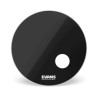 PEAU DE RESONNANCE GROSSE CAISSE NOIRE EQ3 22" EVANS