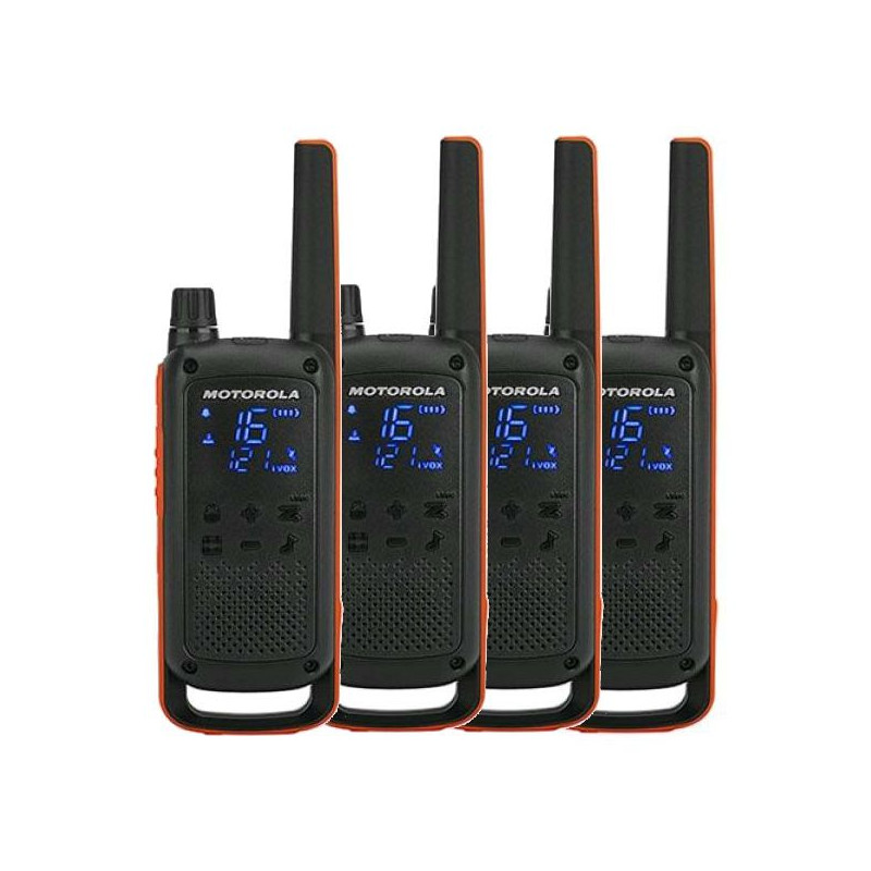 PACK DE 4 TALKIE WALKIE T82 MOTOROLA