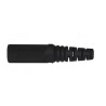 FICHE BANANE FEMELLE NOIRE A SOUDER 4mm NOIRE 32A 70Vcc