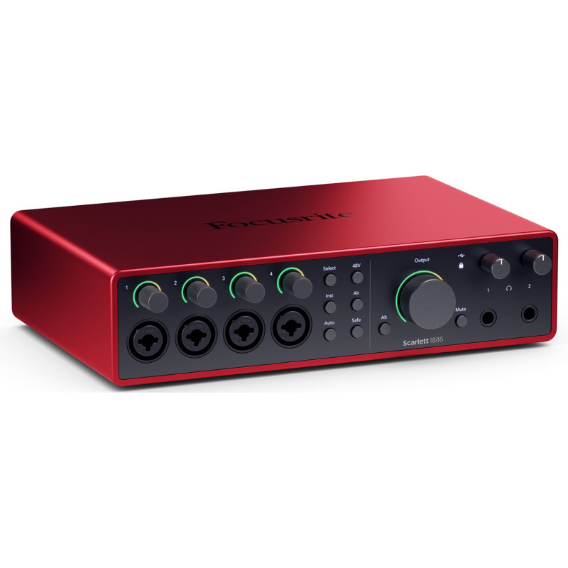 INTERFACE AUDIO 18 IN/16 OUT USB-C FOCUSRITE INTERFACE AUDIO 18 IN/16 OUT USB-C FOCUSRITE