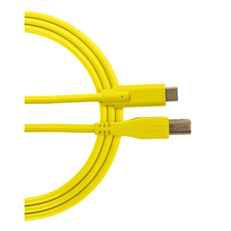 CABLE USB 2.0 C - B 1.5M JAUNE UDG