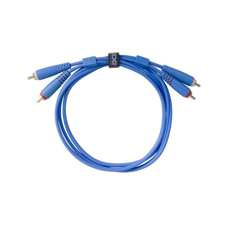 CABLE RCA M/M 1.5M DROIT BLEU UDG