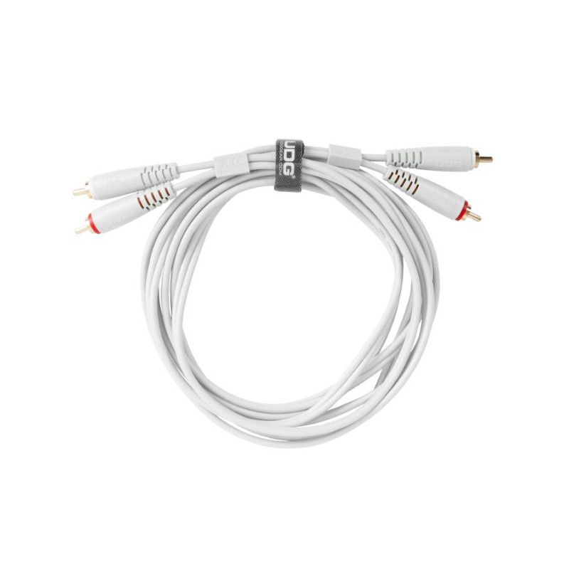 CABLE RCA M/M 1.5M DROIT BLANC UDG CABLE RCA M/M 1.5M DROIT BLANC UDG