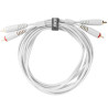 CABLE RCA M/M 1.5M DROIT BLANC UDG