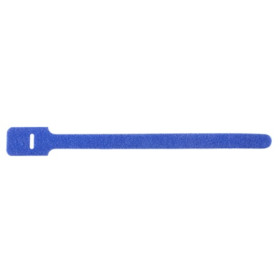 ATTACHE CABLE VELCRO 225X13MM BLEU
