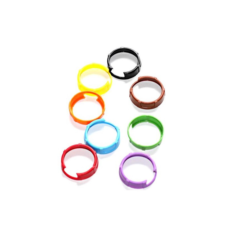 BAGUES D'IDENTIFICATION POUR SKM G3/G4 SENNHEISER (JEU DE 8 COULEURS) BAGUES D'IDENTIFICATION POUR SKM G3/G4 SENNHEISER (JEU DE 8 COULEURS)