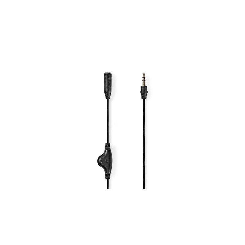 CABLE AUDIO+CONTROLE VOLUME 3.5mm MALE/FEMELLE 1 M CABLE AUDIO+CONTROLE VOLUME 3.5mm MALE/FEMELLE 1 M