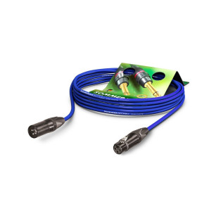 CORDON DMX 3 POINTS XLR / XLR BLEU 20 METRES SOMMER CABLE