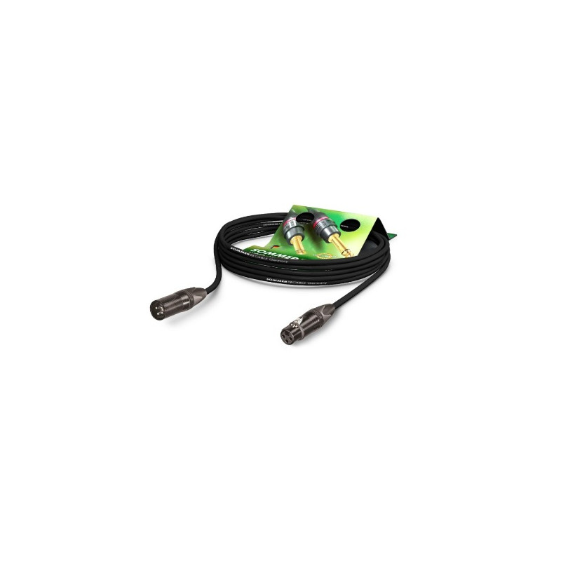 CORDON DMX 3 POINTS XLR - XLR NOIR 20 M SOMMER CABLE