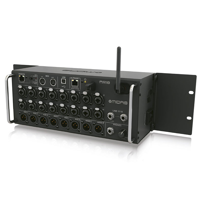 CONSOLE NUMERIQUE 18 ENTREES POUR TABLETTES MIDAS