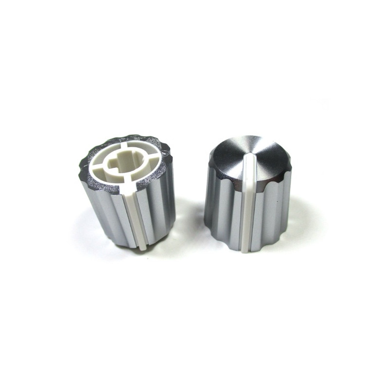 BOUTON DE POTENTIOMETRE ARGENT POUR DJM PIONEER (6080)