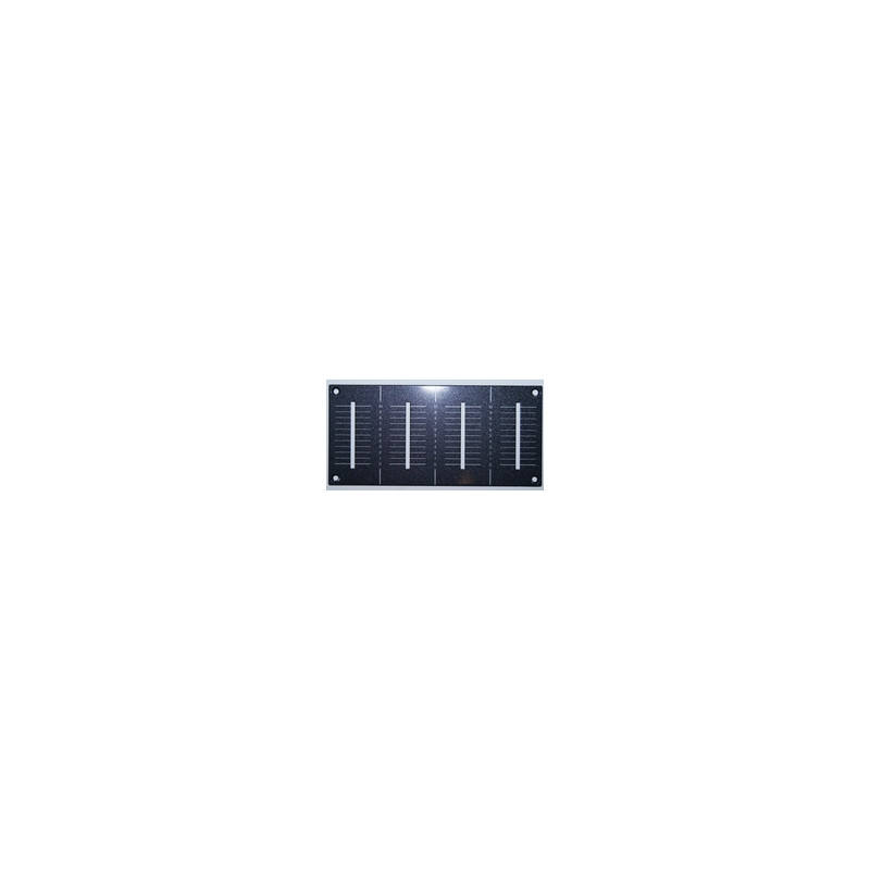 PLAQUE METAL RECTANGULAIRE POUR 4 FADERS SUR DJM-800 PIONEER