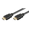 CORDON HDMI HAUTE VITESSE MALE/MALE 4K/60Hz 3 M NOIR