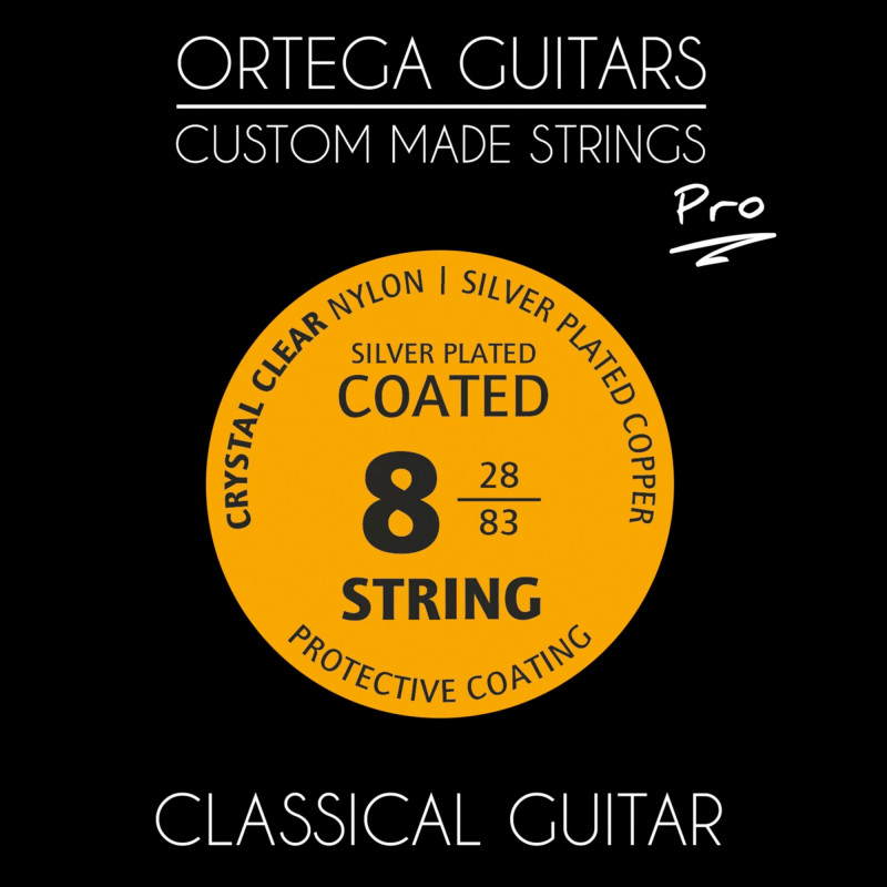 JEU 8 CORDES NYLON ORTEGA CRISTAL JEU 8 CORDES NYLON ORTEGA CRISTAL