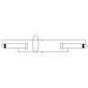 CORDON HAUT-PARLEUR JACK MONO 6.35 NEUTRIK 1.5mm² MALE/MALE 1.5M CORDIAL