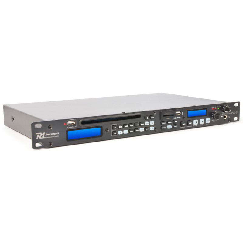 ENREGISTREUR NUMERIQUE CD/USB/SD POWER DYNAMICS